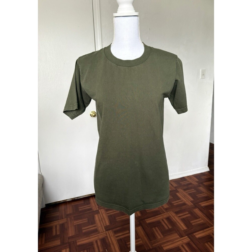 Pro Club Heavyweight 100% Cotton Green Tee Size Small